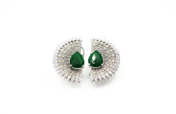 Emerald Essence Earrings