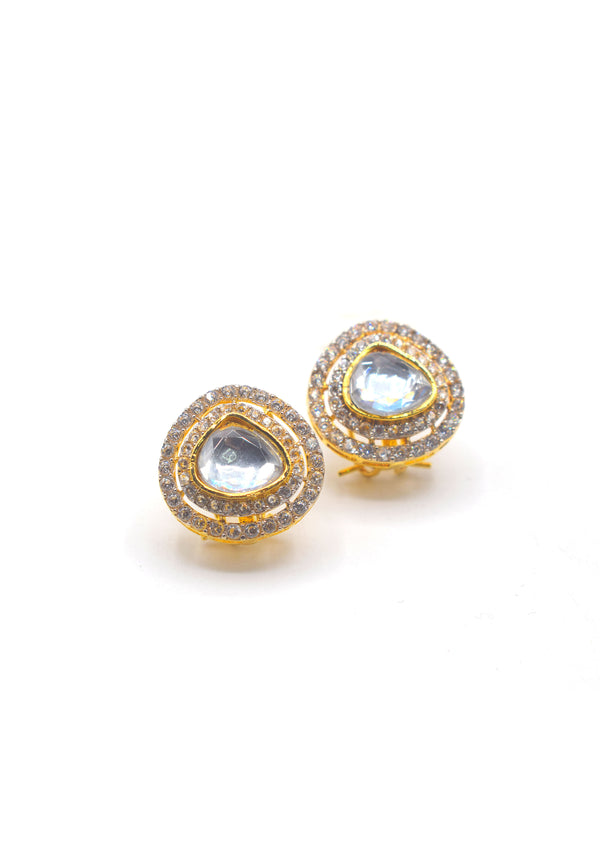 Ethereal Polki Studs