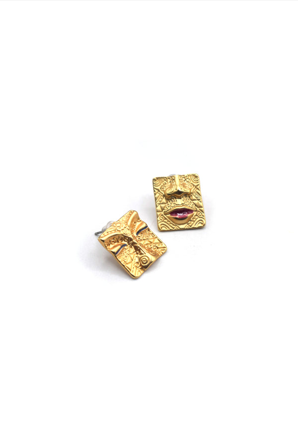 Stylized Face Studs