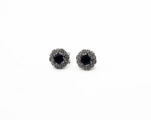 Obsidian Blue Studs
