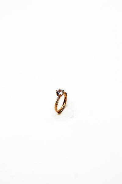 Flora Solitaire Ring
