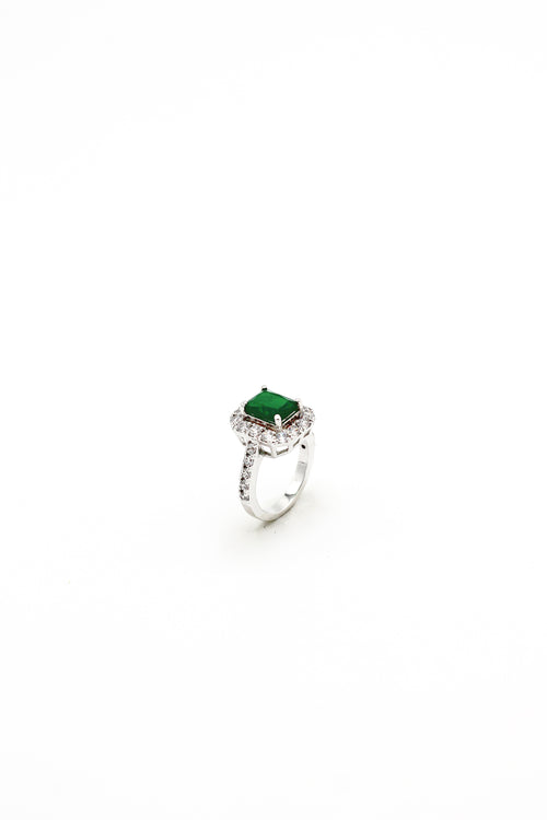 Green Diana ring