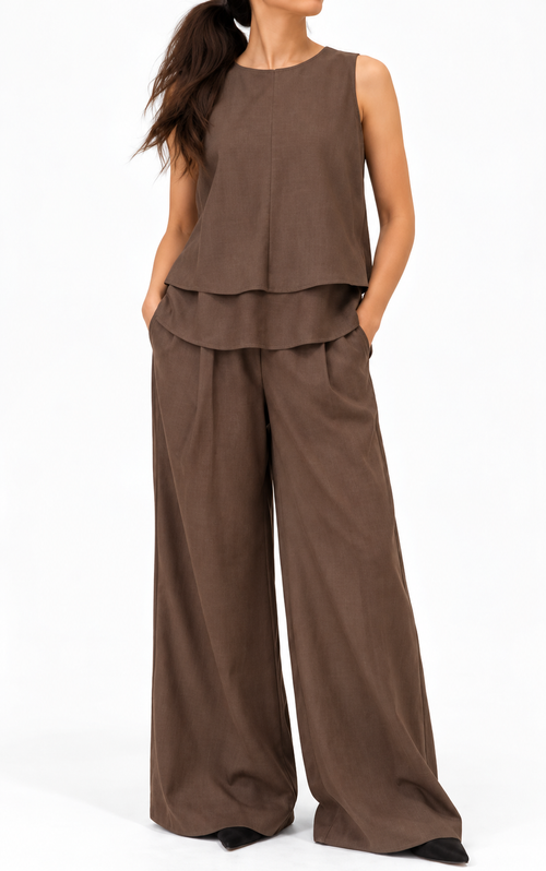 Cocoa Layered Co-ord