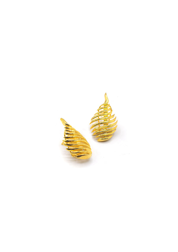 Swirl Gold Earrings