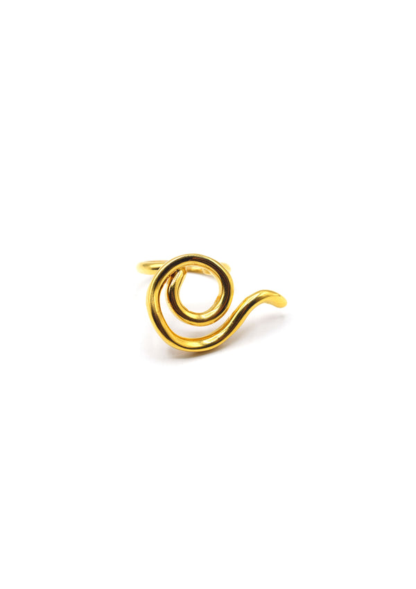 Gold Swirl Ring